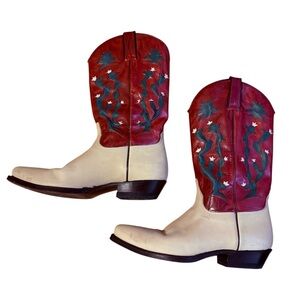 Tony Mora Cactus Leather Cowboy Boots Size 39